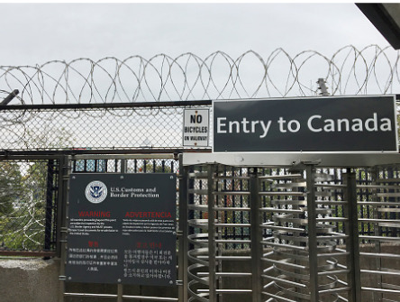 border and checkpoint