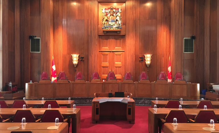 Supreme Court of Canada inside