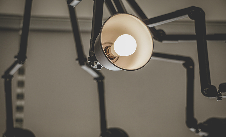 Photo of a lamp