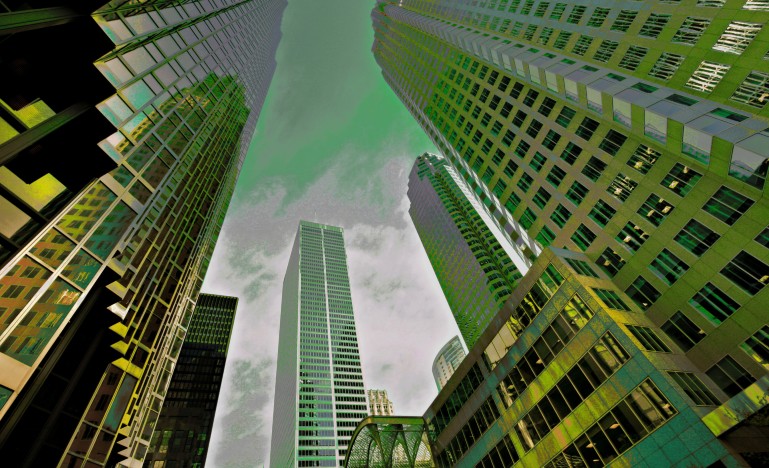Green downtown image
