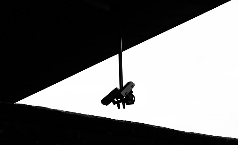 Illustration of someone being watched