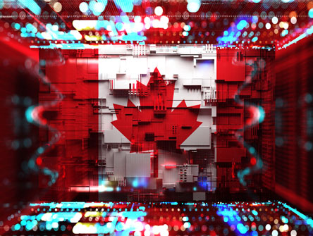 Stylized Canadian Flag