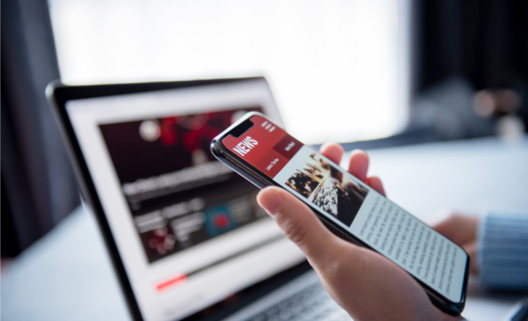 Online news reading