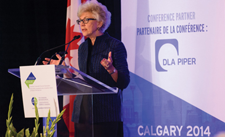Photo of Chief Justice Beverley McLachlin by Monique de St. Croix, Unique Perspectives