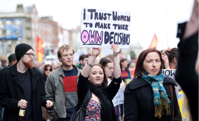 Pro-choice protest