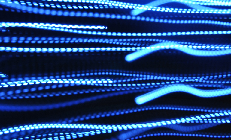blue light stream