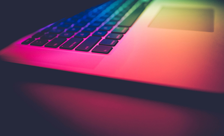 Image of laptop keyboard