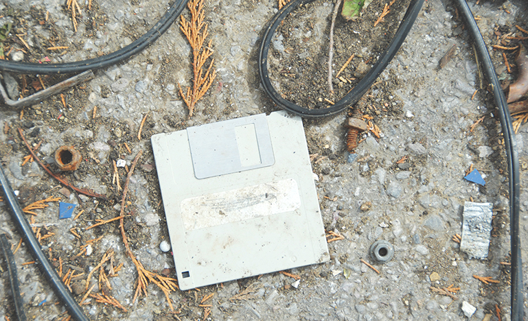 old floppy disk