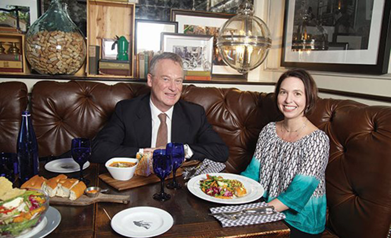 Bruce Russel and Sarah Dykema at The Bicycle Thief in Halifax