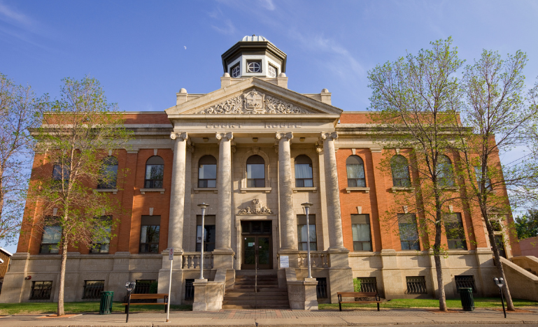 The courthouse in Brandon, Manitoba