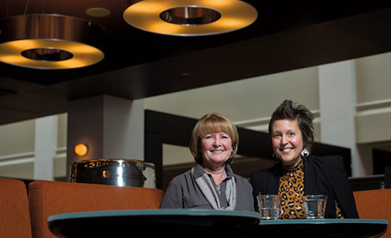 Marjorie Hickey and Jennifer Taylor
