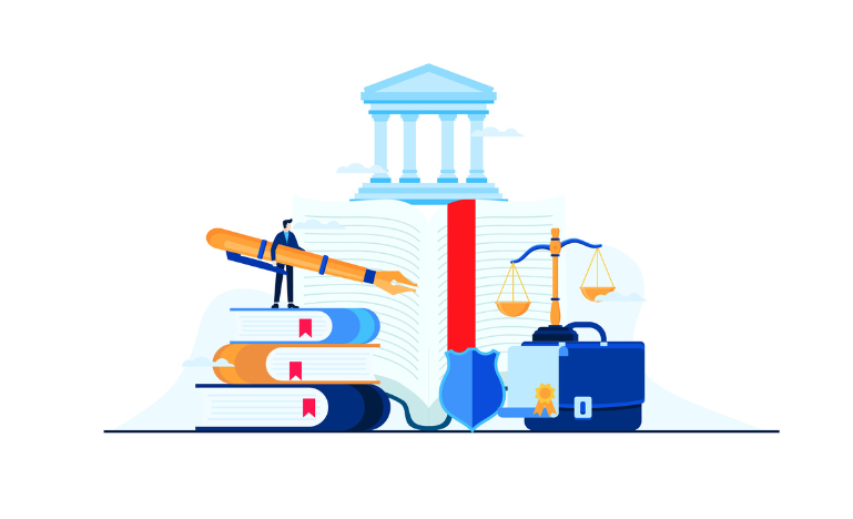 Un graphique illustrant le parcours pour devenir avocat