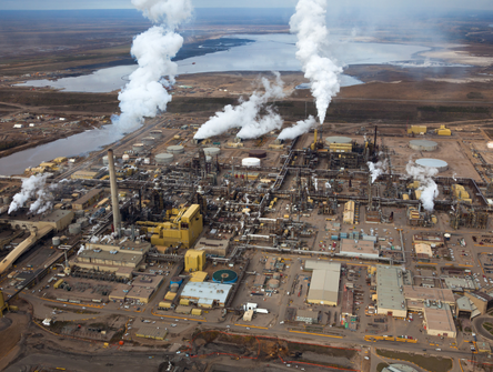 Oil sands operations in Fort McMurray, Alberta