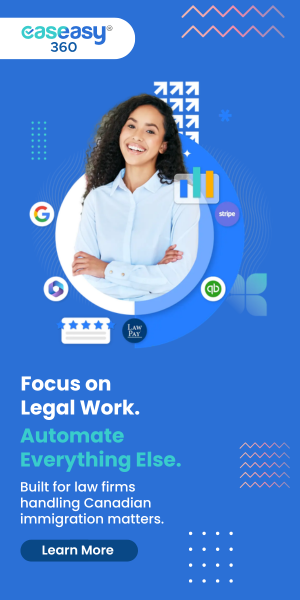 Focus on Legal Work. Automate Everything else. Built for law firms handling Canadian immigration matters. Learn More. Caseasy