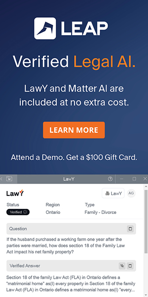 Verified Legal AI. LawY and Matter AI are included at no extra cost. Learn more. Attend Demo. Get a $100 Gift Card.