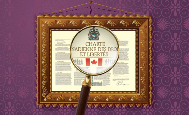 Charter in a frame