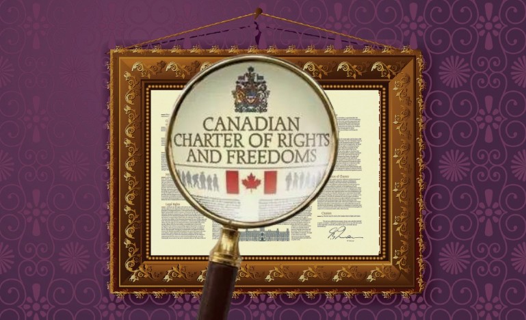 Charter in a frame