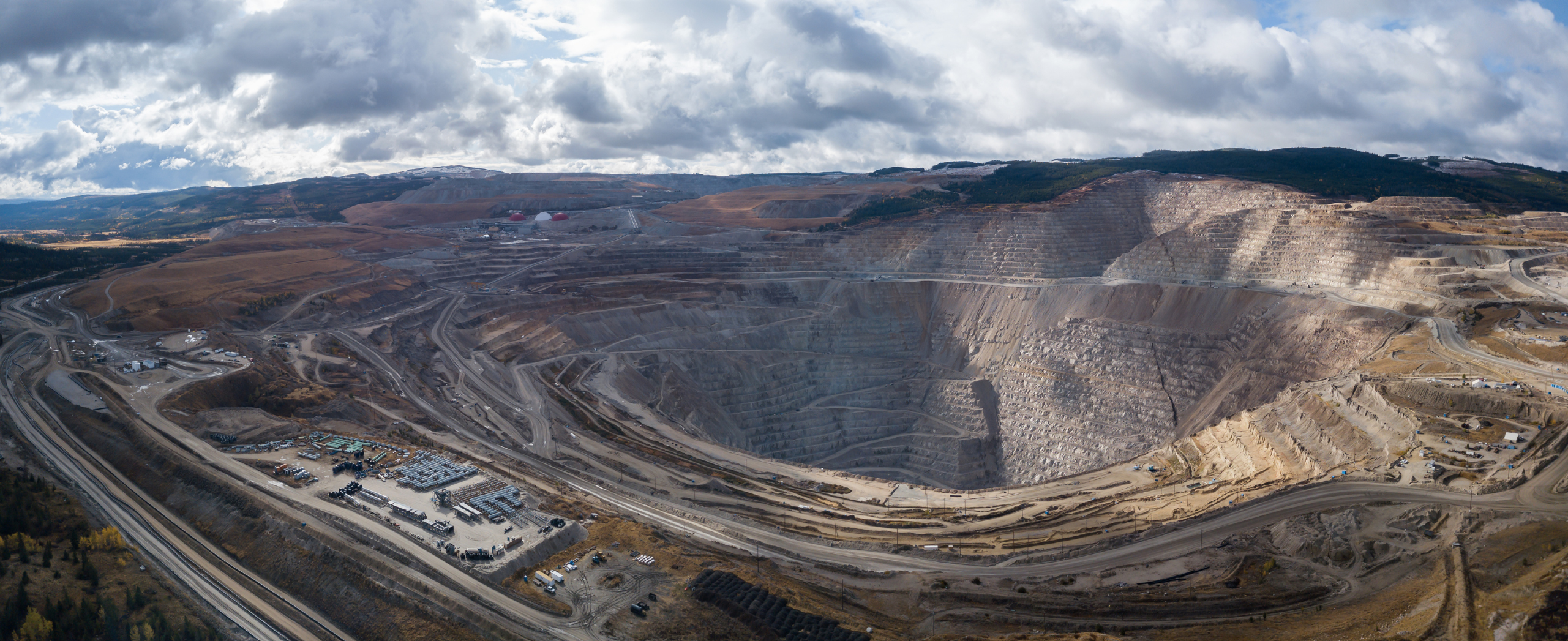 A copper mine in British Columbia