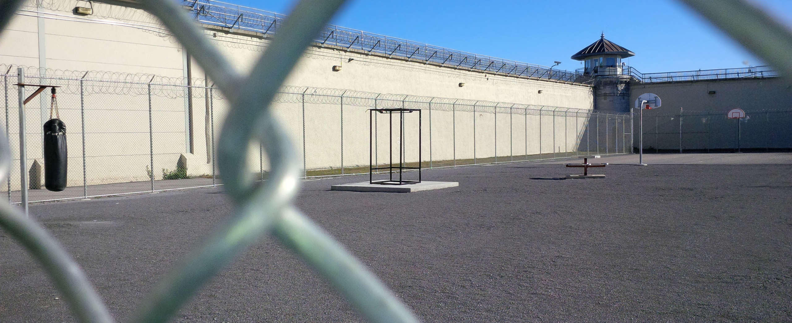 The prison yard at Kingston Penitentiary