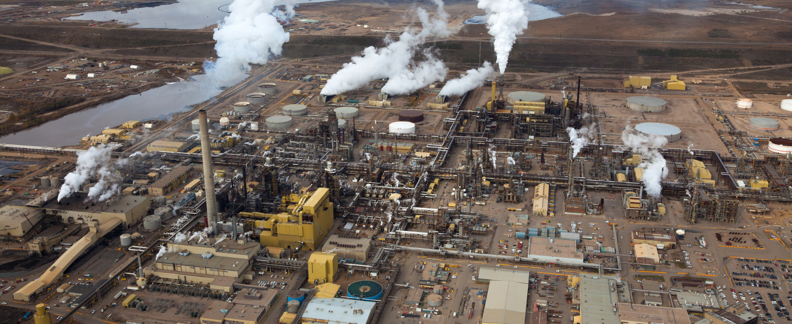 Oil sands operations in Fort McMurray, Alberta