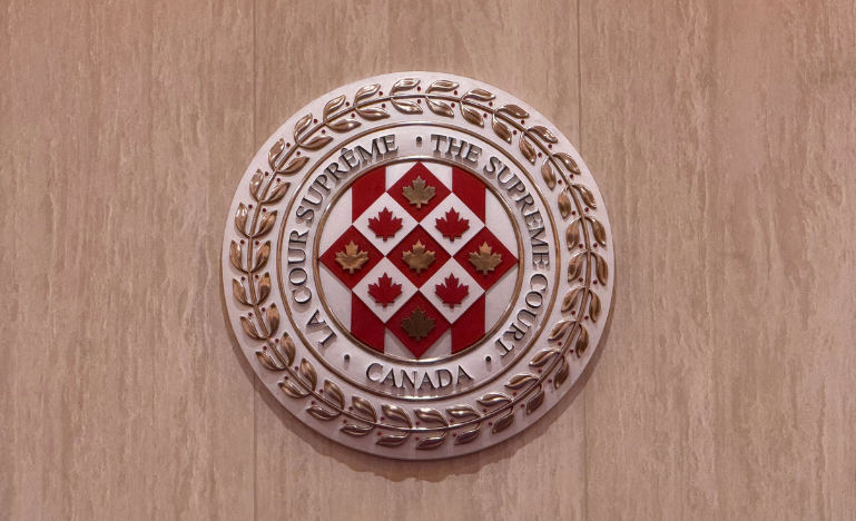 The Supreme Court of Canada's heraldic emblem