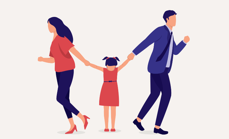 Couple fighting over custody of their child