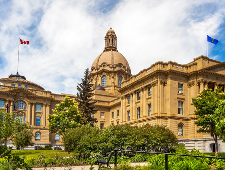 The Alberta legislature