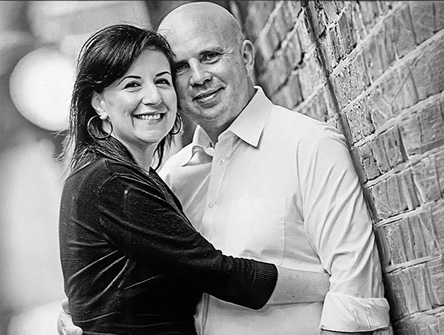 Orlando Da Silva and his wife Gianna